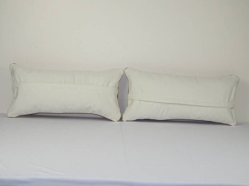 Rug Pillow Cover Set of 2 | 10'' x 22''