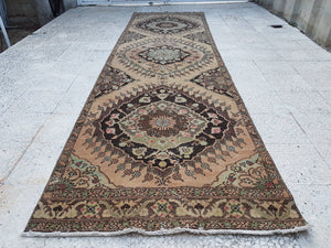 Vintage Oushak Runner 3'6'' x 12'7''