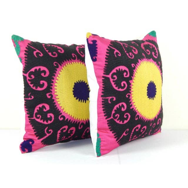 Suzani Pillow Cover Set of 2 | 16'' x 16''