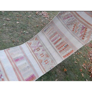 Vintage Turkish Kilim Runner 2'6'' x 9'6''