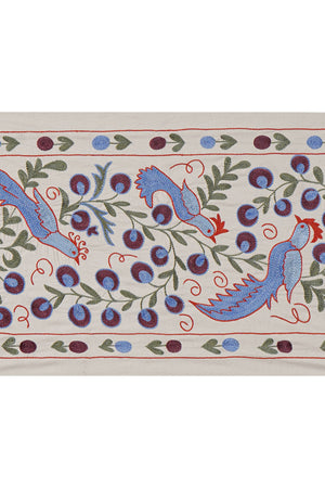 Bird Suzani Wall Hanging & Tablecloth | 18'' x 37''