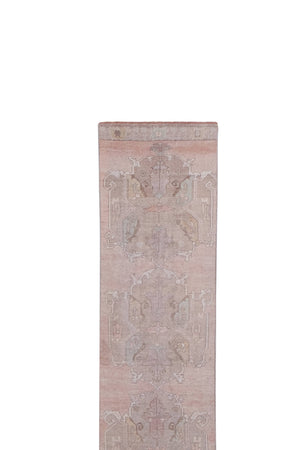 Vintage Oushak Runner 3' x 22'1''