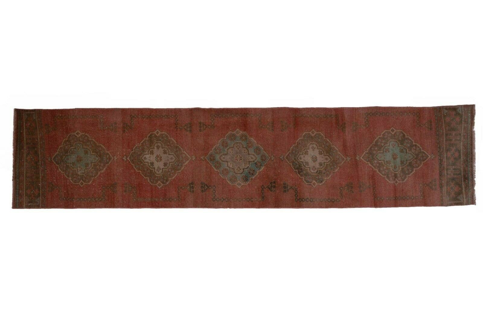 Vintage Oushak Runner 2'6'' x 11'4''
