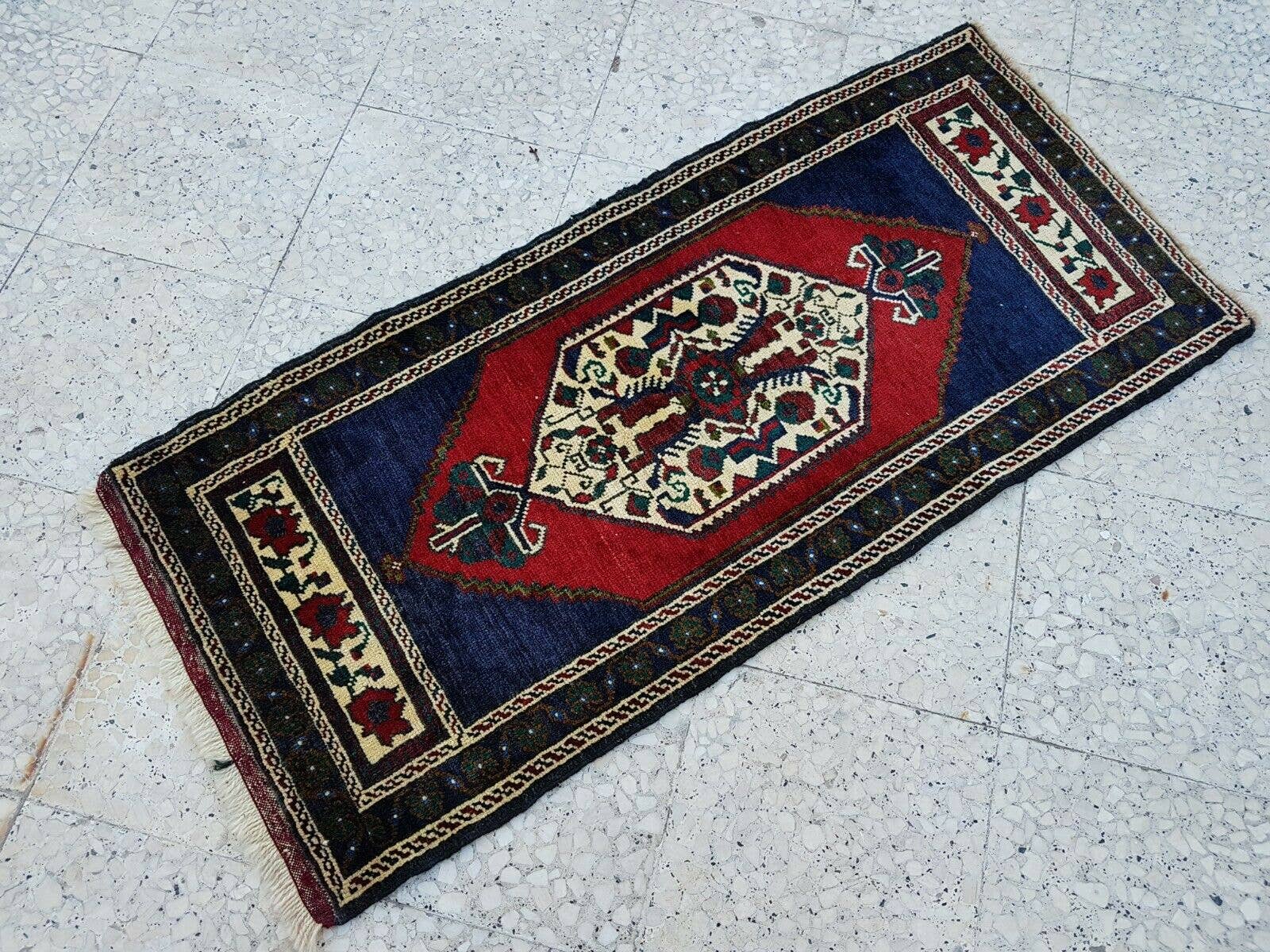 Vintage Yastik Rug 22'' x 49''