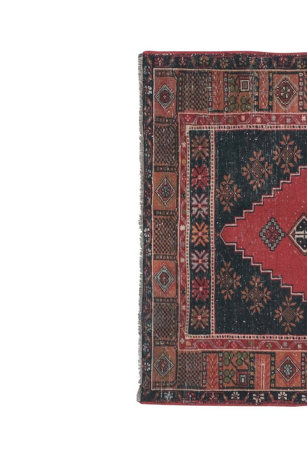 Vintage Turkish Anatolian Oushak Rug 4'7'' x 7'10''