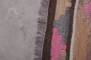 Vintage Turkish Kilim Runner 2'6'' x 20'6''