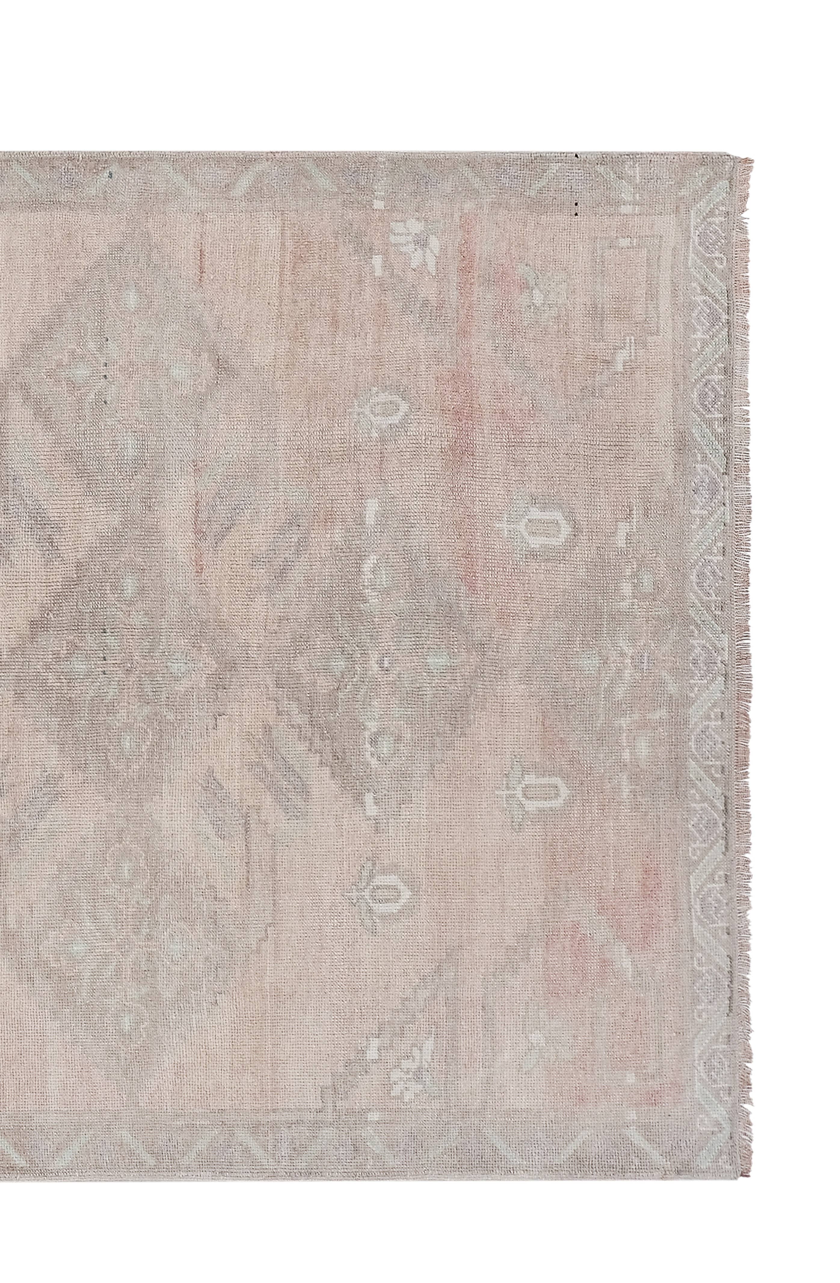 Vintage Turkish Karapinar Rug 4'10'' x 10'6''