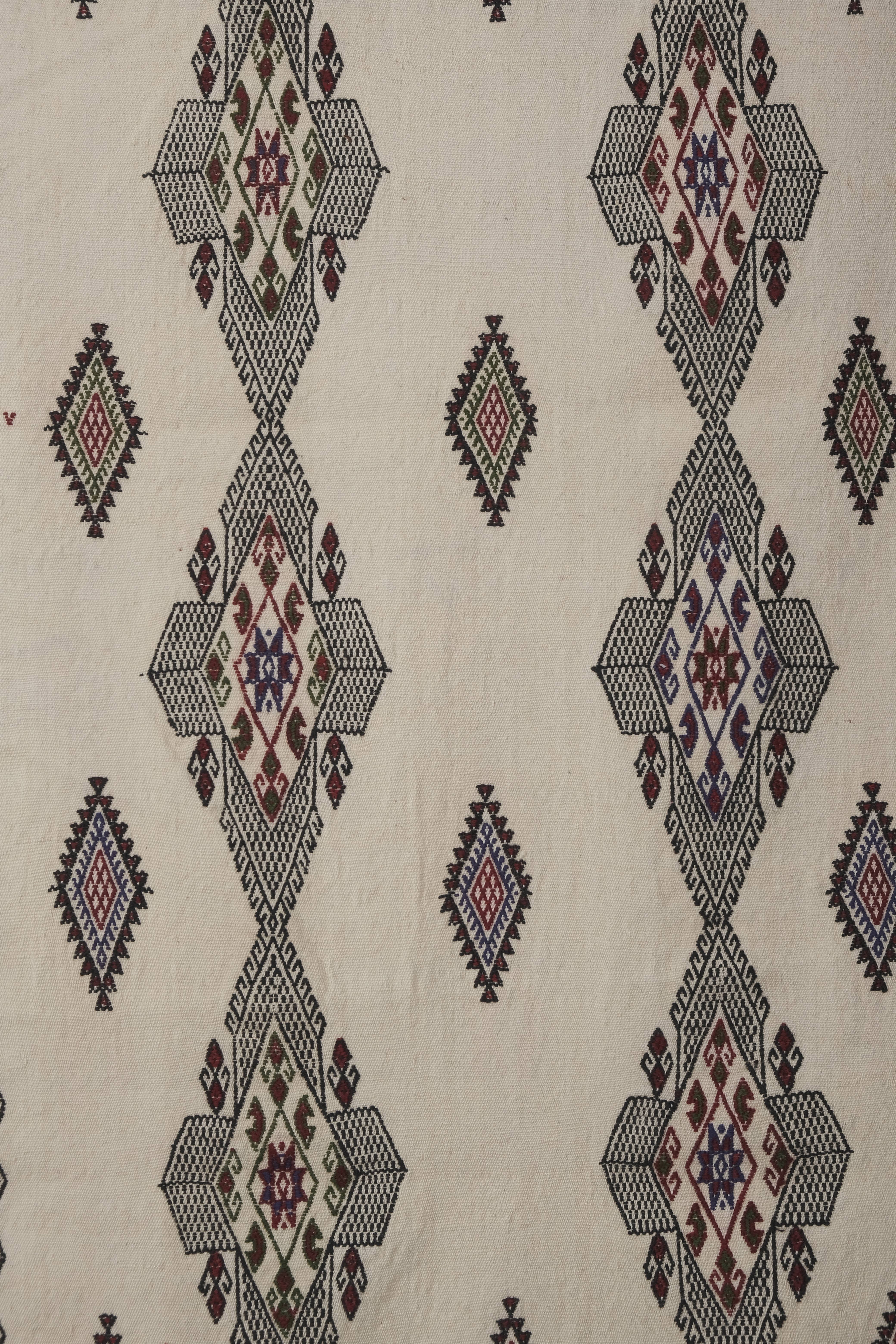 Vintage Turkish Kilim Runner 3' x 6'11''