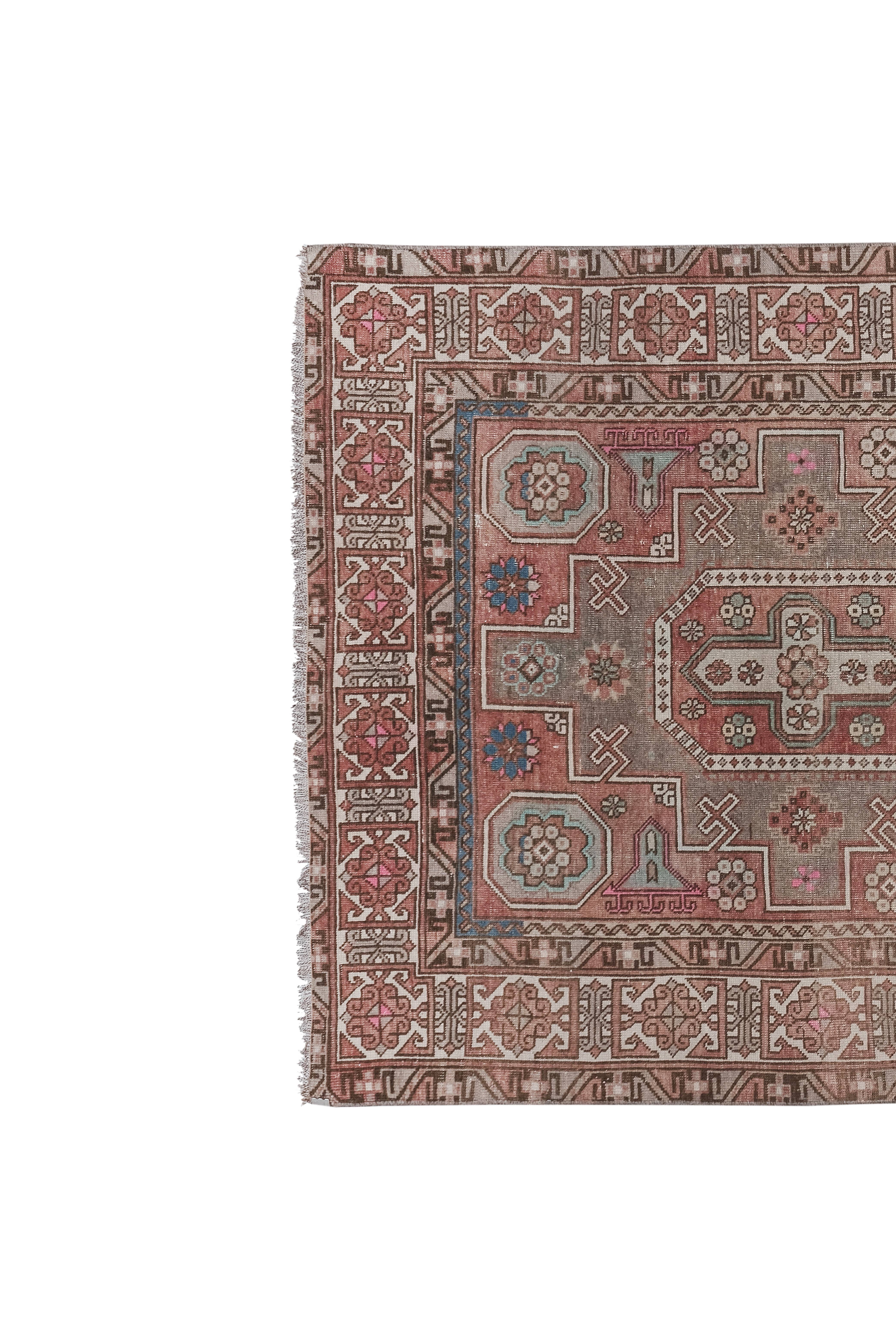 Vintage Caucasian Rug 4'6'' x 8'1''