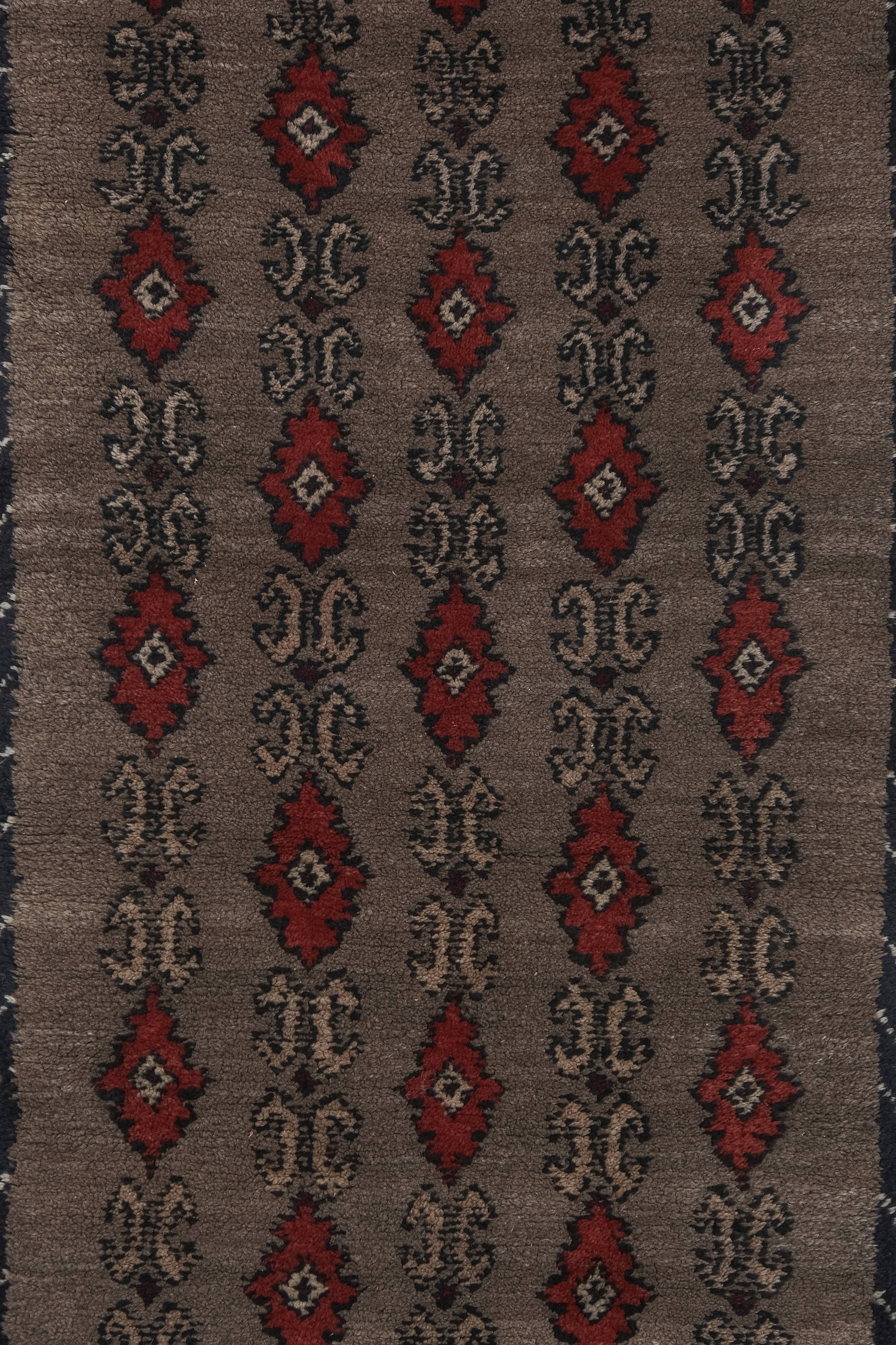 Vintage Turkish Tulu Rug 2'5'' x 7'4''