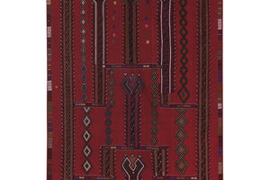 Vintage Turkish Kilim Rug 4'9'' x 7'7''