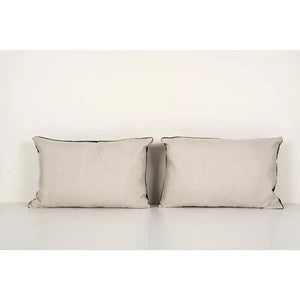 Silk Ikat Velvet Pillow Cover Set of 2 | 16'' x 24''
