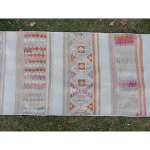 Vintage Turkish Kilim Runner 2'6'' x 9'6''