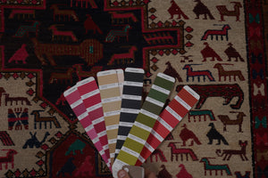Vintage Soumac Kilim Rug 3'5'' x 4'7''