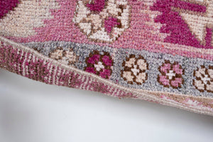 Vintage Turkish Runner Rug 2'7'' x 13'2''