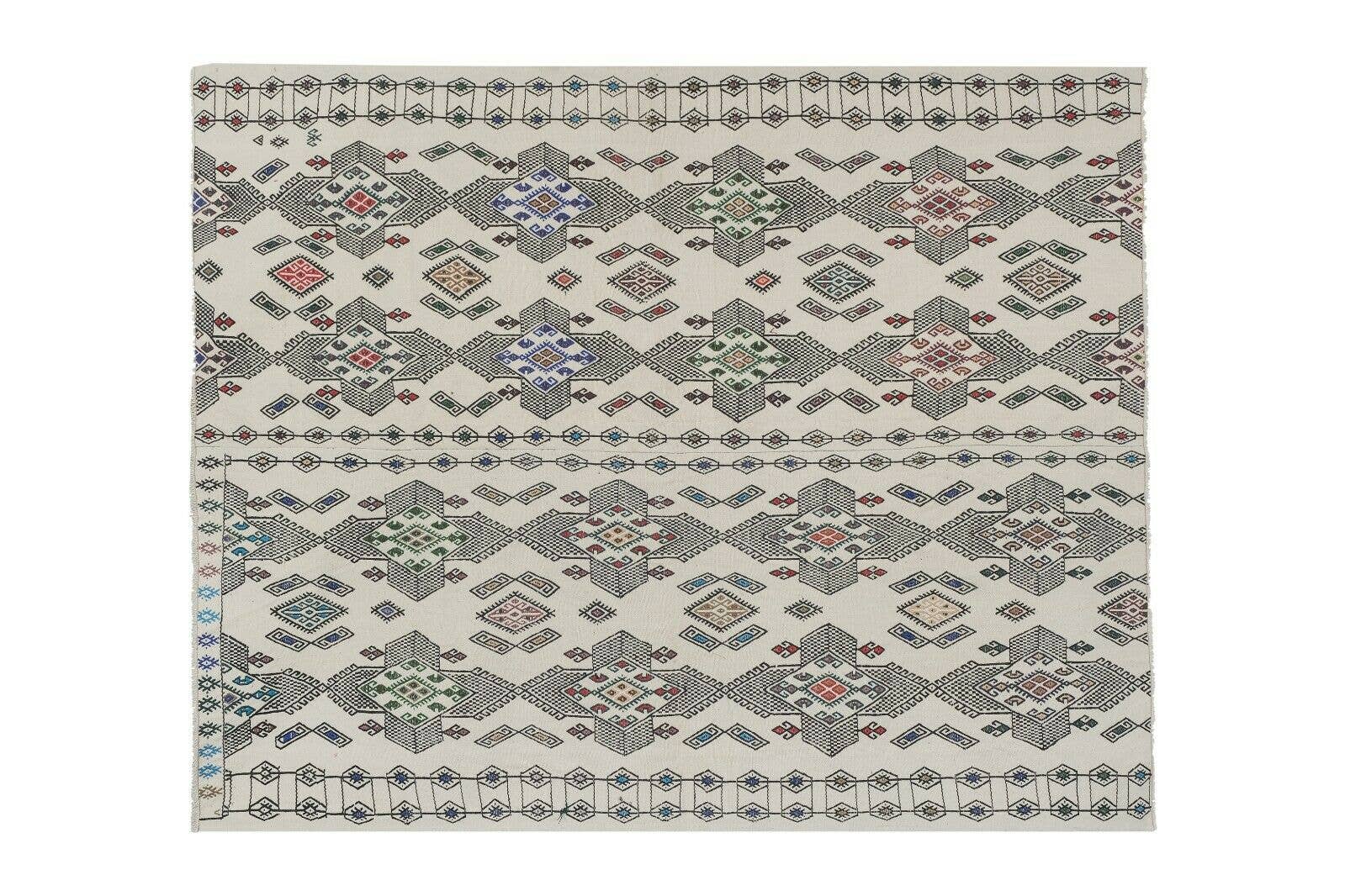 Vintage Turkish Rug 5'7'' x 6'11''