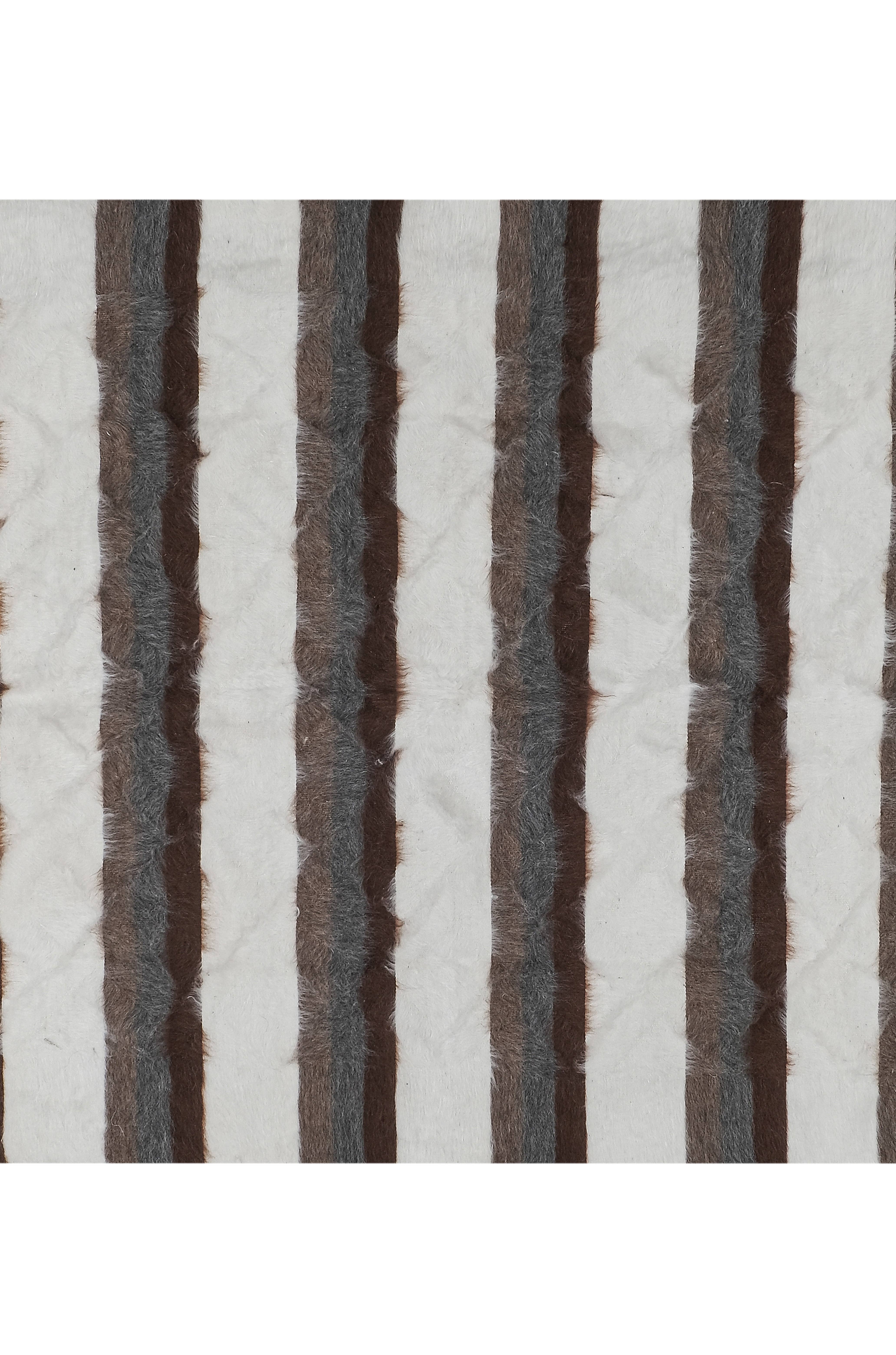 Handwoven Siirt Wool Blanket 5'3'' x 6'11''