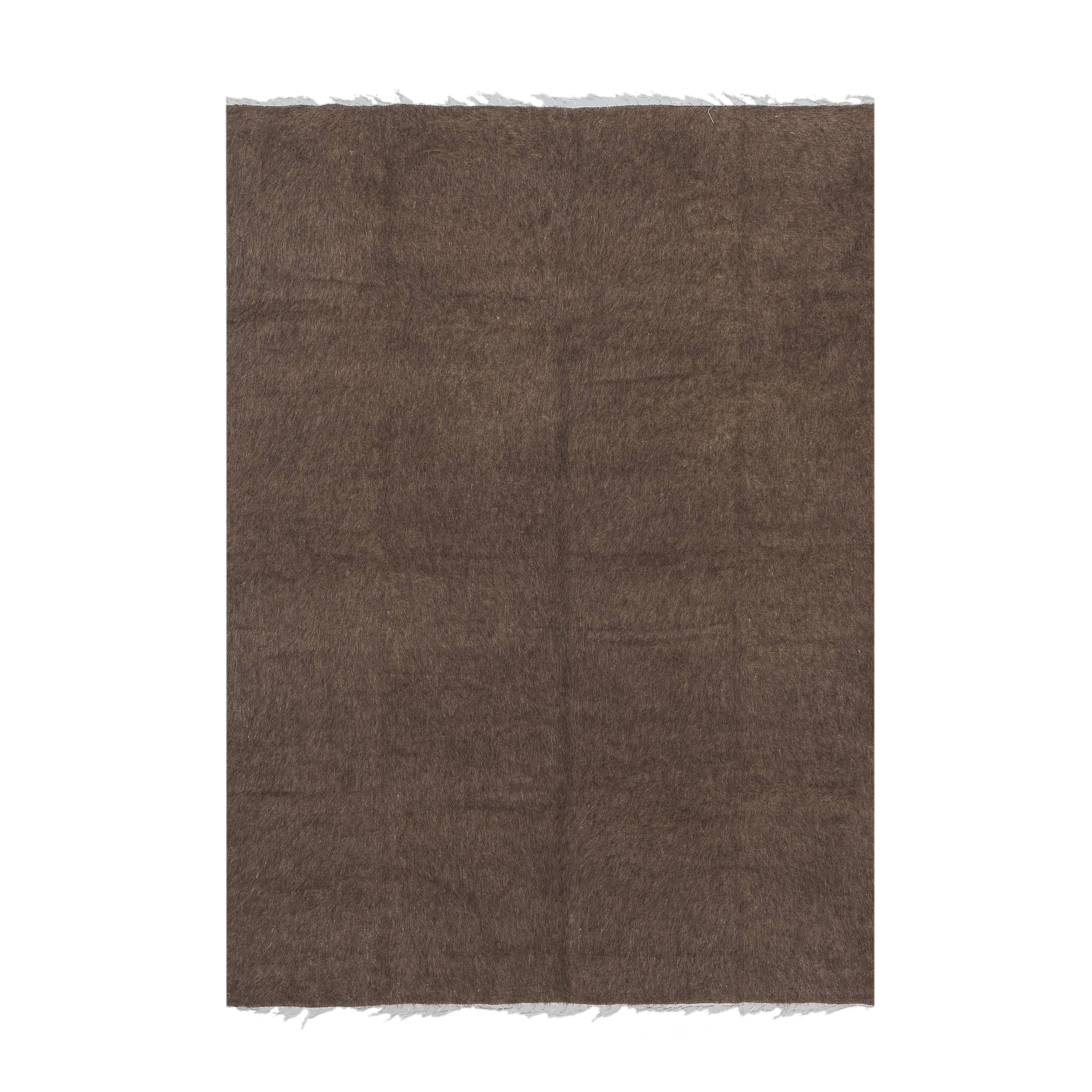 Handwoven Siirt Wool Blanket 5'5'' x 7'1''