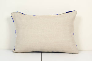 Silk Ikat Velvet Pillow Cover | 16'' x 22''