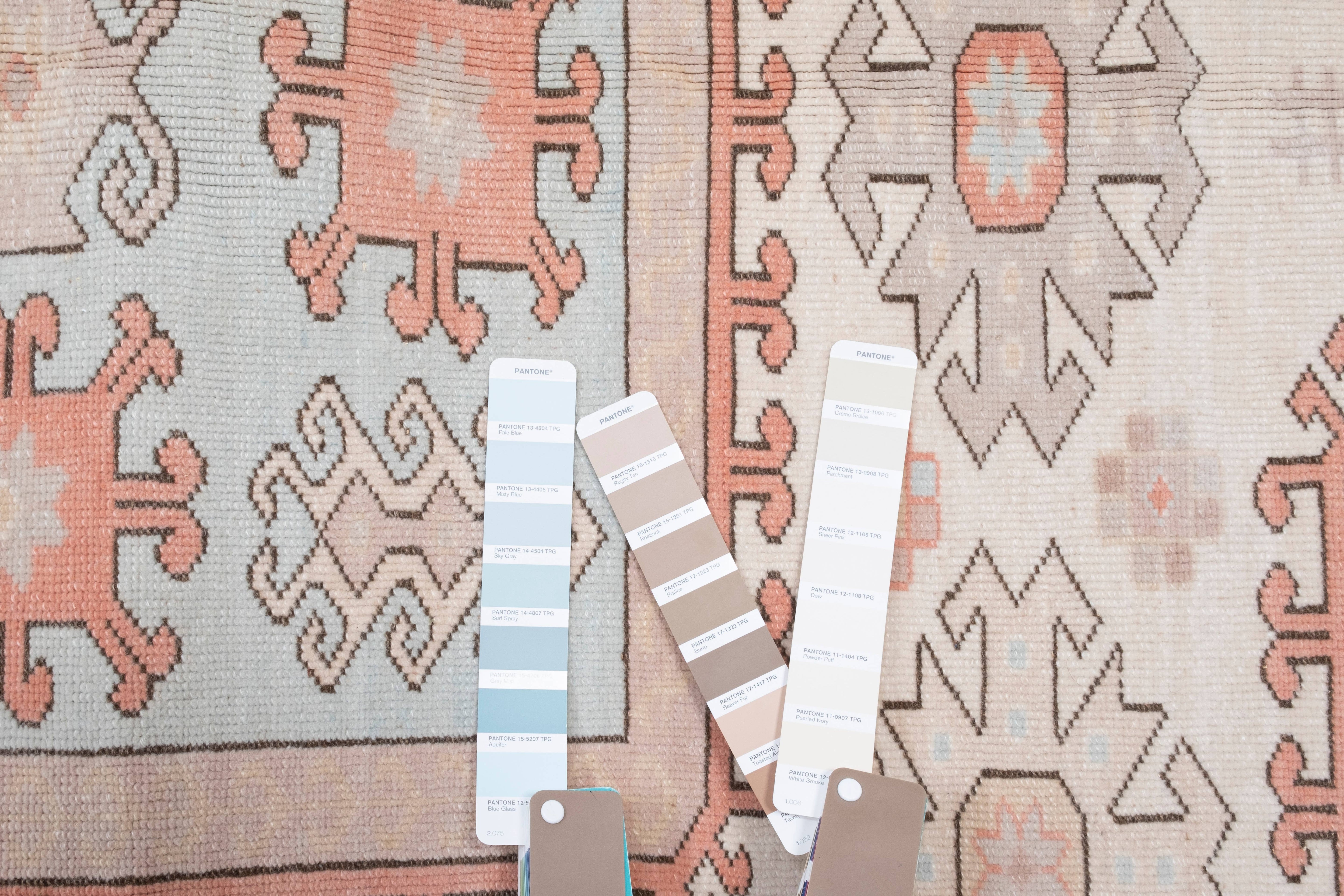 Vintage Oushak Rug 5'8'' x 7'8''