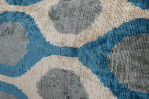 Silk Ikat Velvet Pillow Cover | 16'' x 24''