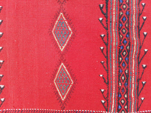 Vintage Turkish Kilim Rug 5'3'' x 6'9''