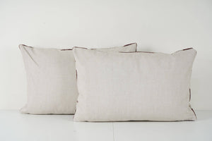 Silk Ikat Velvet Pillow Cover Set of 2 | 16'' x 24''