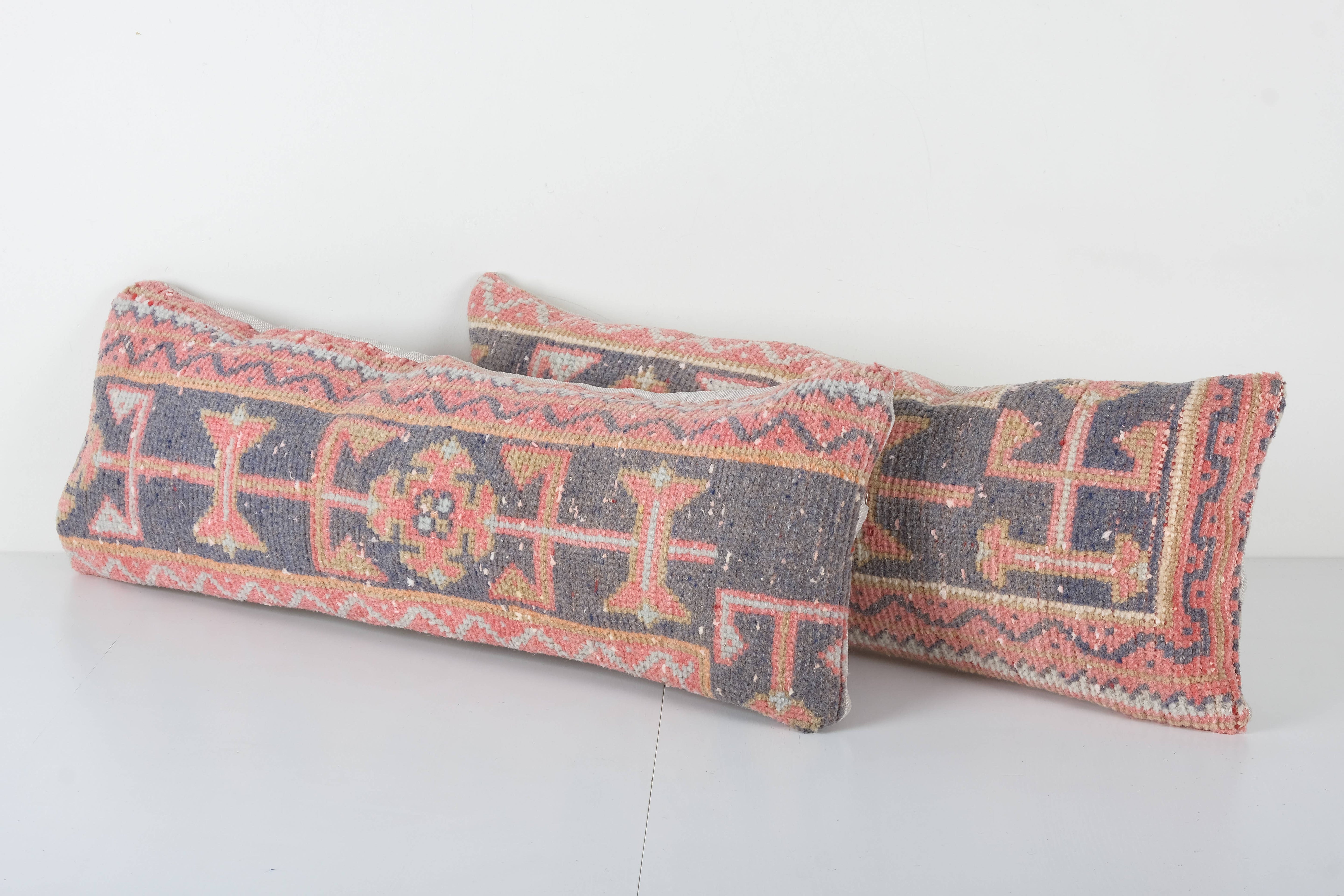 Rug Bedding Pillow Cover Set of 2 | 11'' x 30''