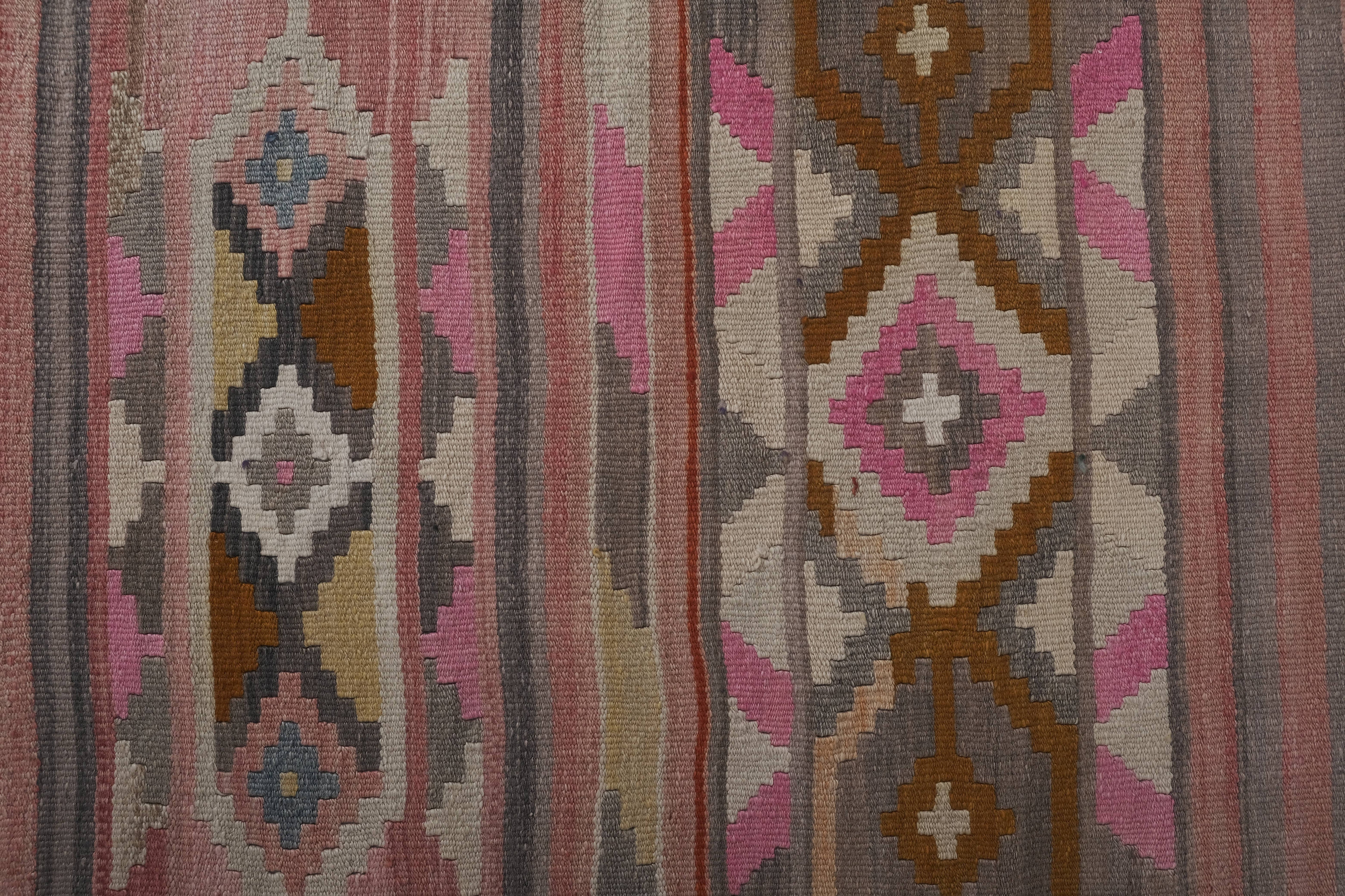 Vintage Turkish Anatolian Kilim Runner 2'6'' x 21'11''