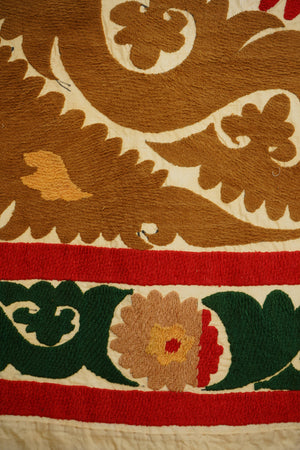 Suzani Wall Hanging & Bedspread | 4'9'' x 5'2''