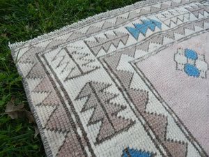 Vintage Turkish Kars Oushak Rug 5'1'' x 6'3''