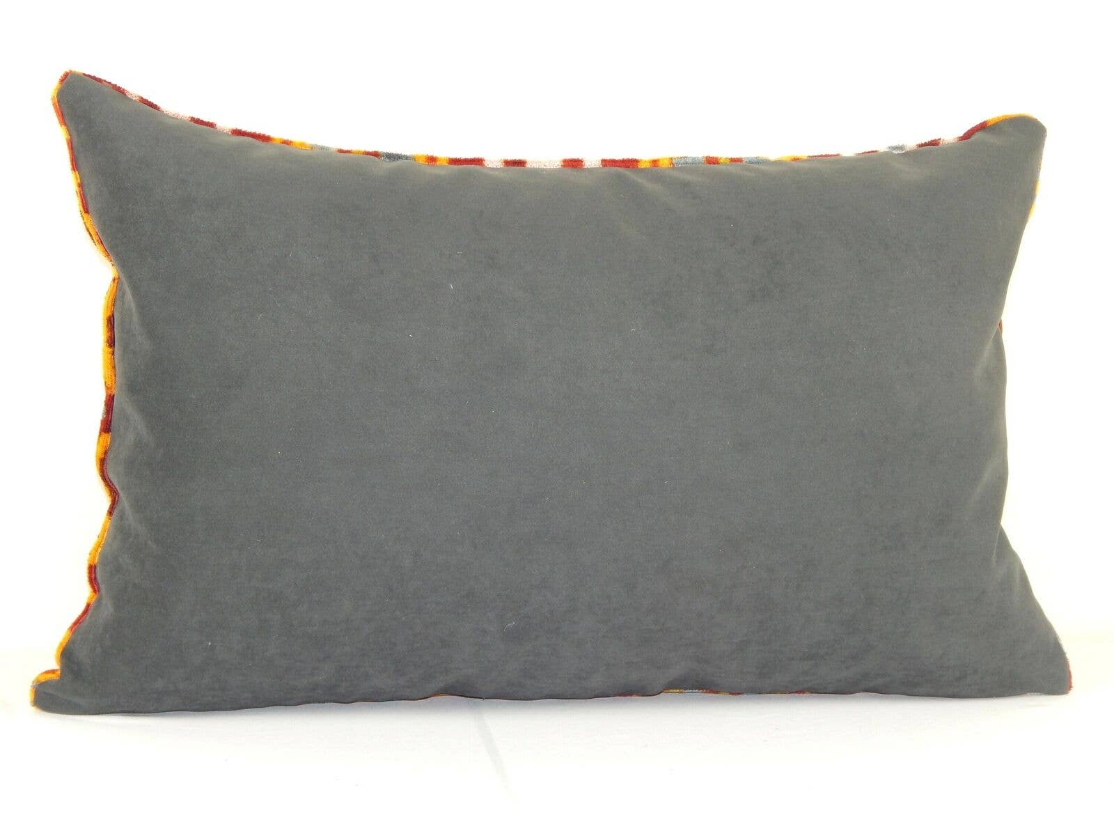 Silk Ikat Velvet Pillow Cover | 16'' x 24''