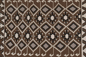 Vintage Turkish Kilim Rug 46'' x 55''