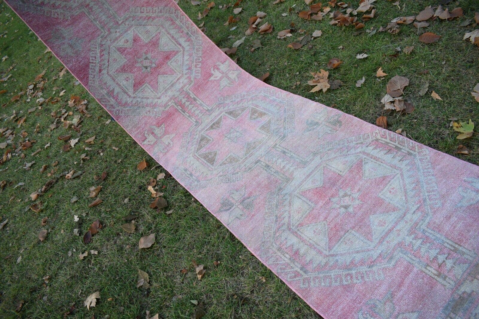 Vintage Herki Runner Rug 2'7'' x 13'1''
