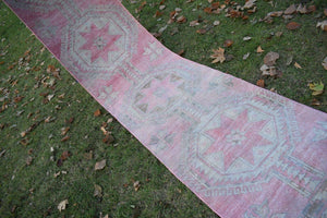 Vintage Herki Runner Rug 2'7'' x 13'1''