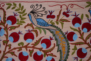 Silk Suzani Wall Hanging & Bedspread 3'4'' x 6'1''
