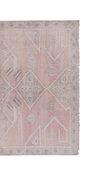 Vintage Turkish Karapinar Rug 5'1'' x 10'2''
