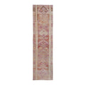 Vintage Turkish Kars Oushak Runner 2'8'' x 9'9''