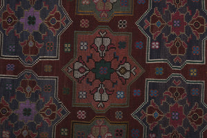 Vintage Turkish Kilim Rug 6'9'' x 9'6''