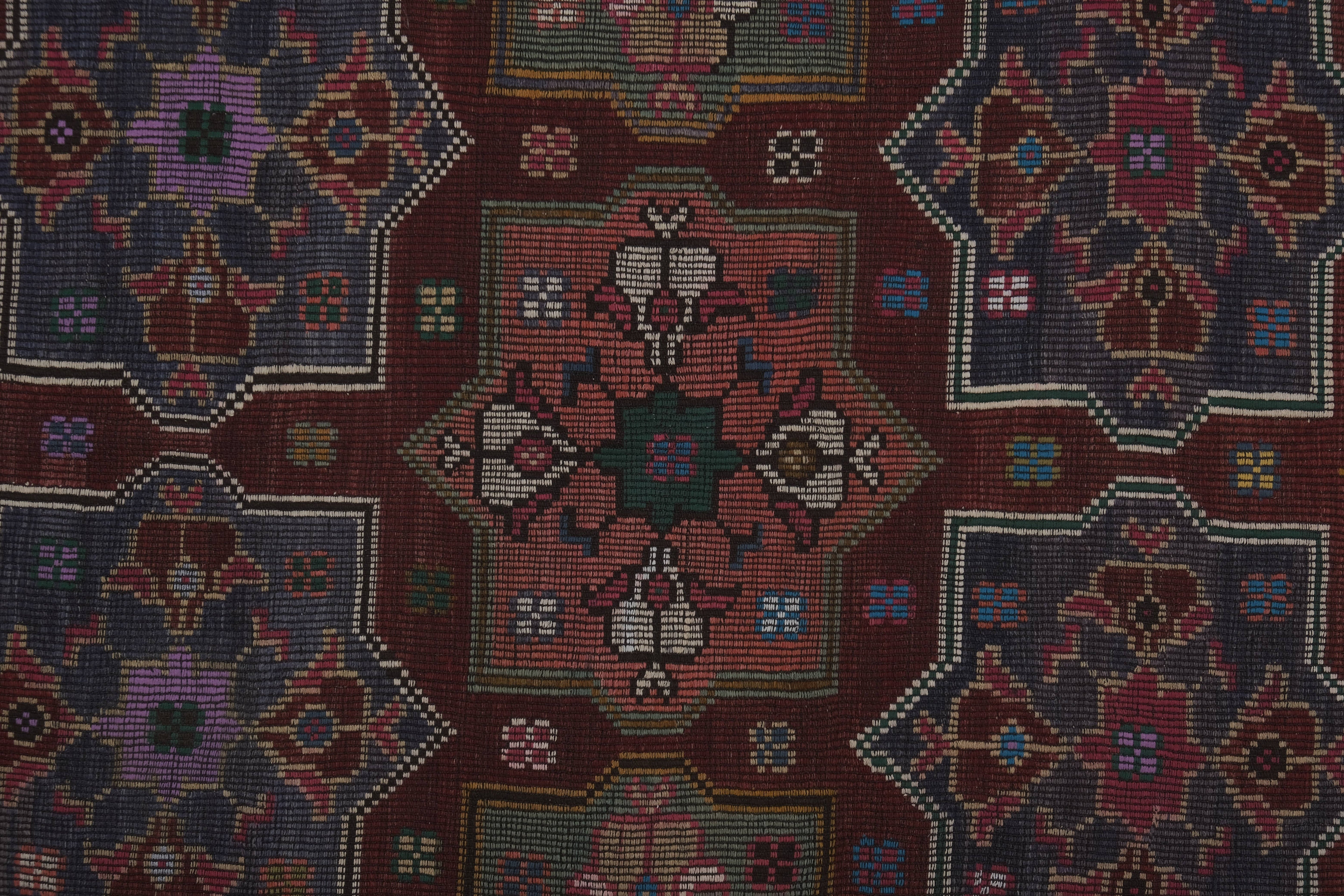 Vintage Turkish Kilim Rug 6'9'' x 9'6''