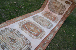 Vintage Oushak Runner 4'4'' x 15'4''