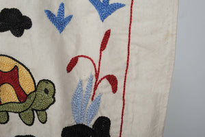 Tortoise Suzani Table Runner | 20'' x 58''