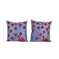 Silk Suzani Pillow Cover Set of 2 | 18'' x 18''