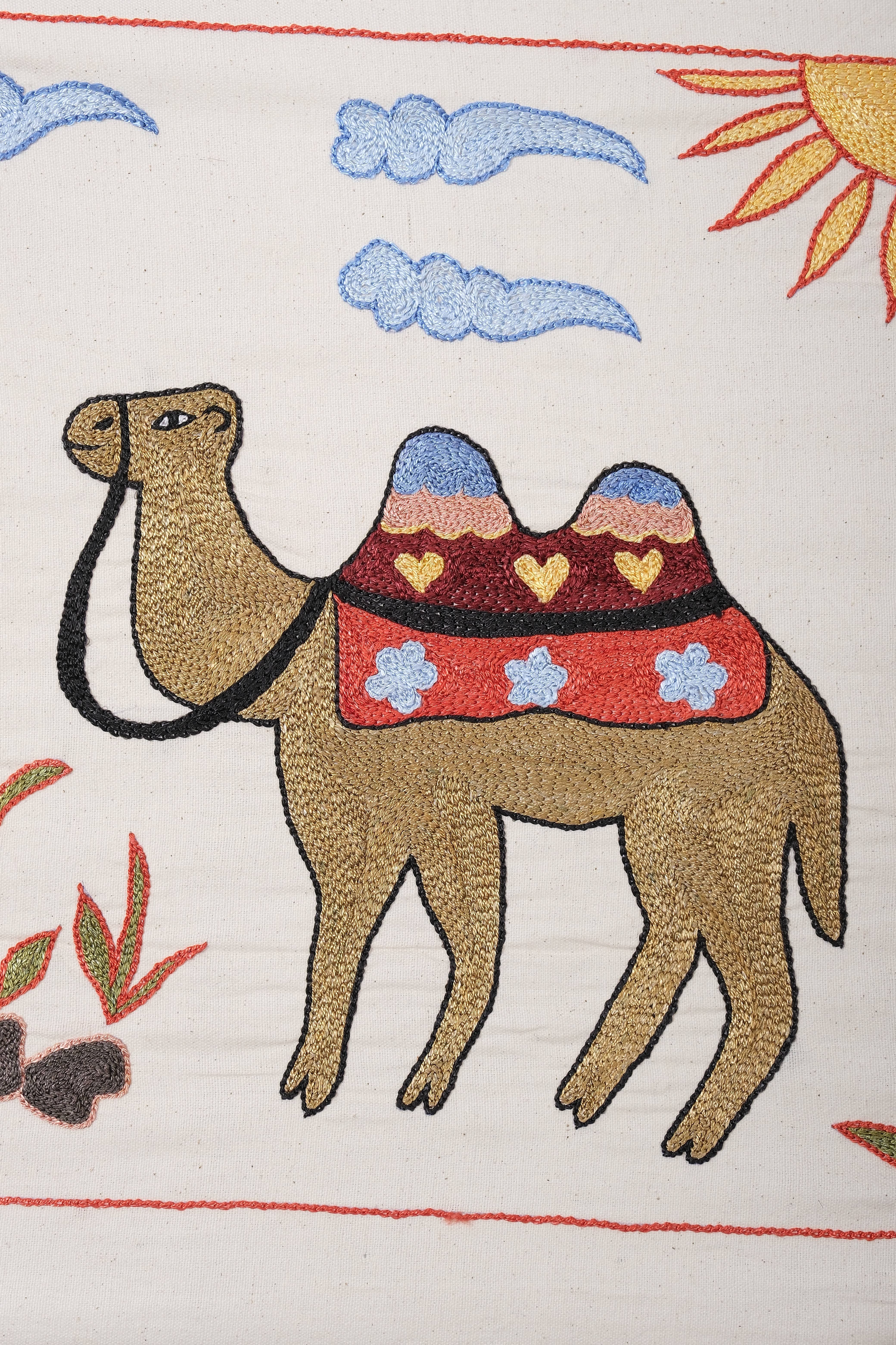 Suzani Wall Hanging & Tablecloth | 20'' x 58''