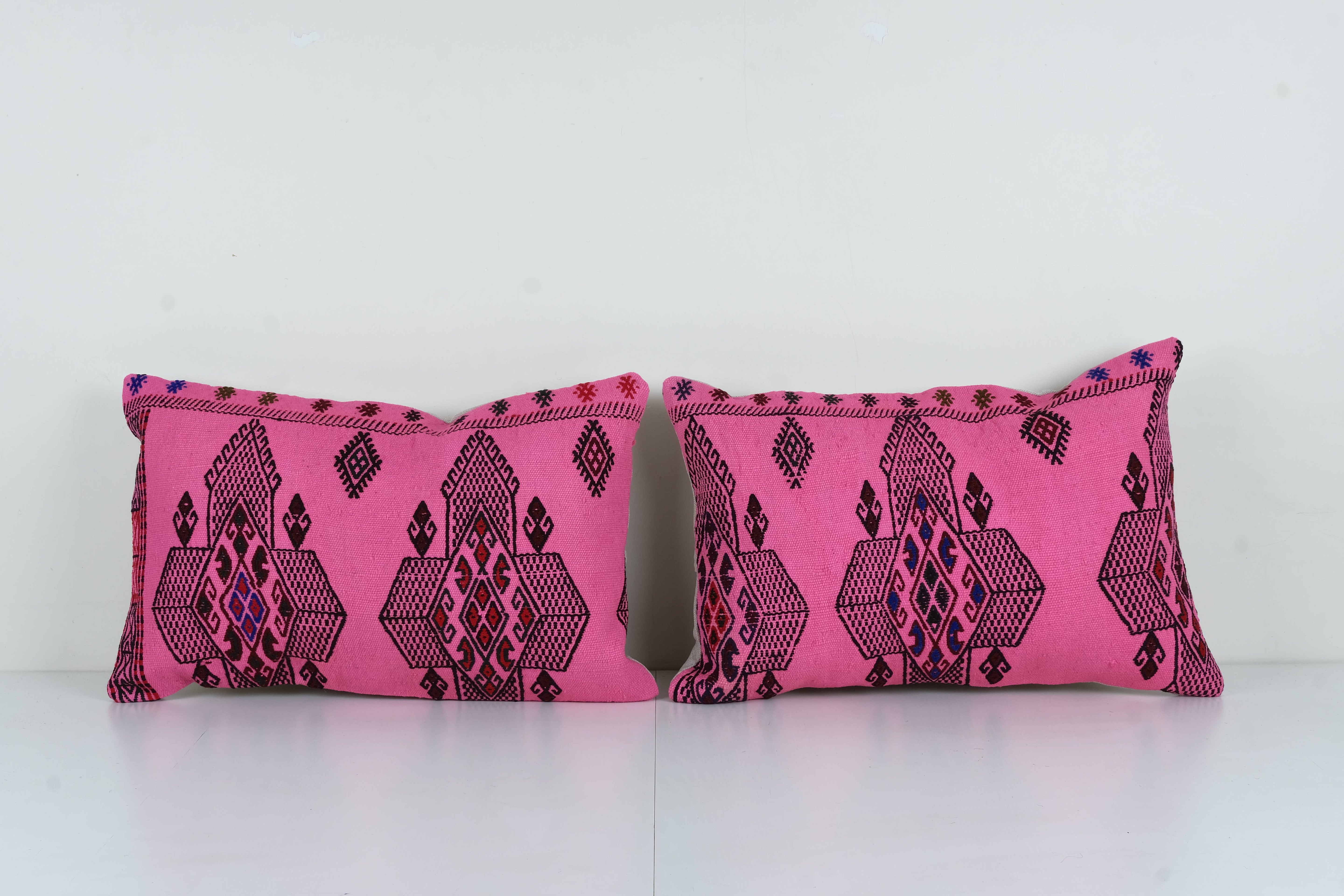 Kilim Pillow Cover Set of 2 | 16'' x 24''