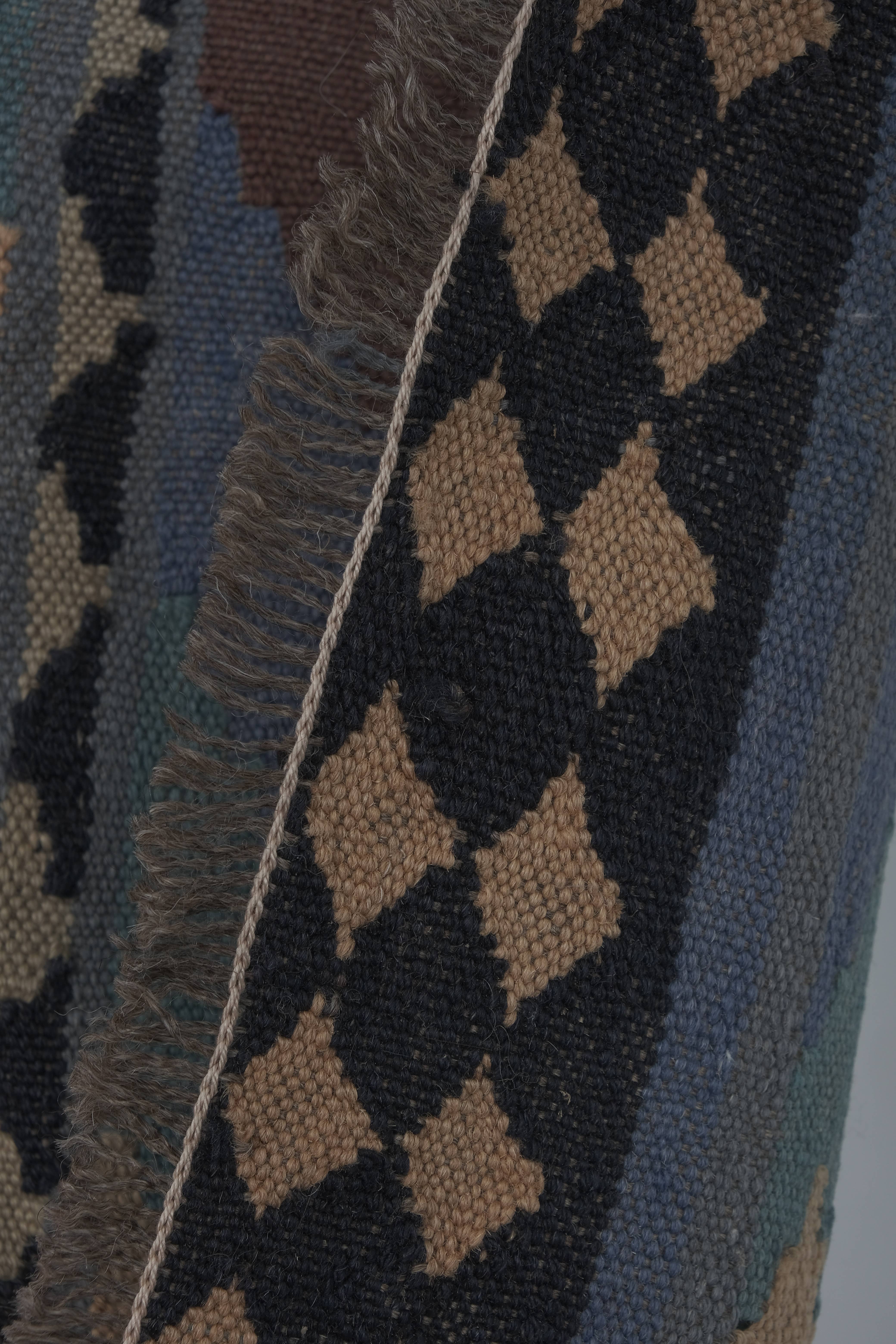 Vintage Turkish Kilim Rug 6'4'' x 6'4''