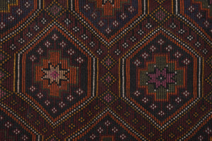 Vintage Turkish Kilim Rug 5'7'' x 9'7''