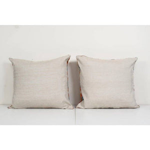 Silk Ikat Velvet Pillow Cover Set of 2 | 24'' x 24''