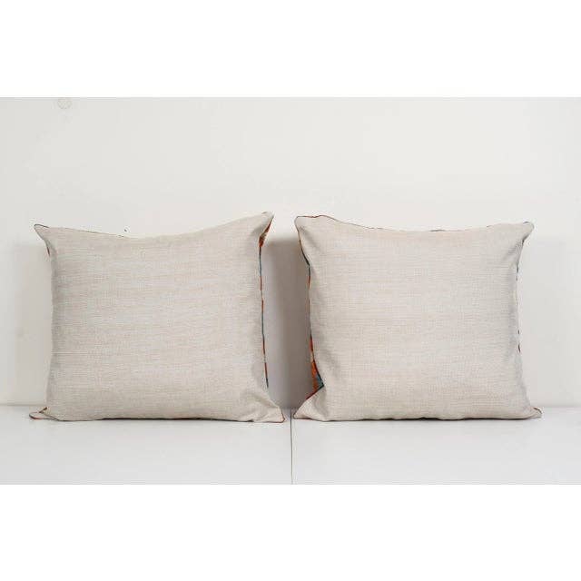 Silk Ikat Velvet Pillow Cover Set of 2 | 24'' x 24''