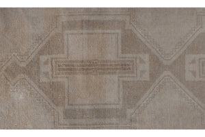 Vintage Kurdish Runner Rug 3'3'' x 28'1''